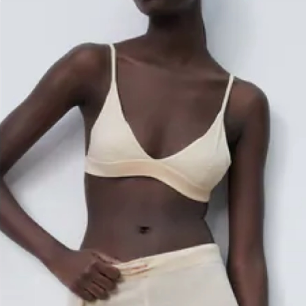 ZARA STRAPPY KNIT BRALETTE TOP 😍